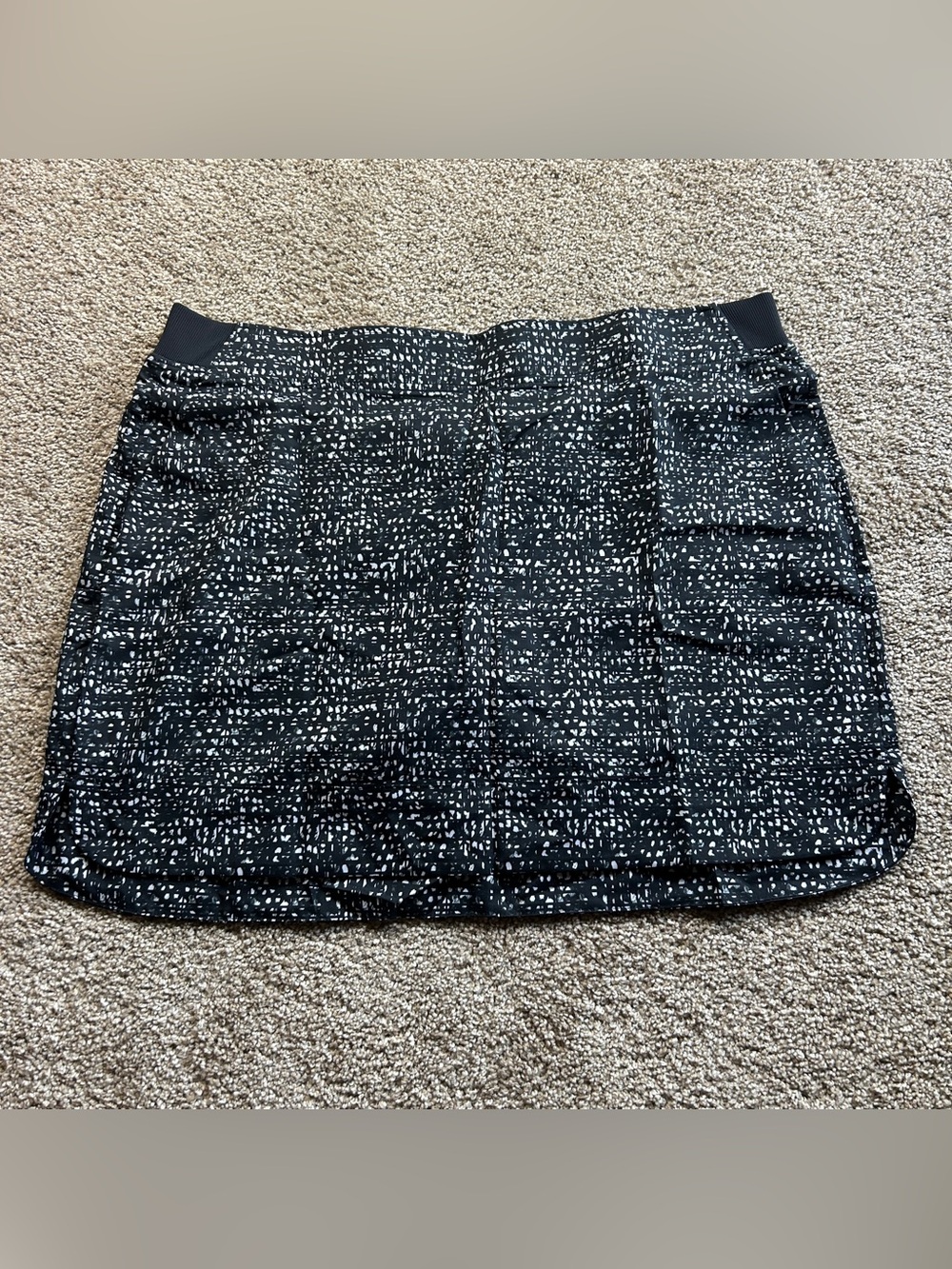 Cypress Club Women's XXL Black White Golf Skort Athletic Skirt Built In Shorts